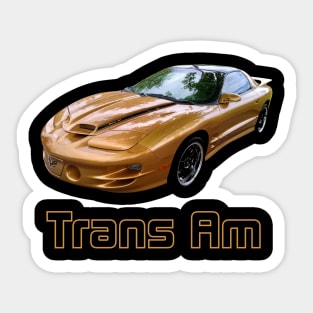 Gold Trans Am LS1 Sticker